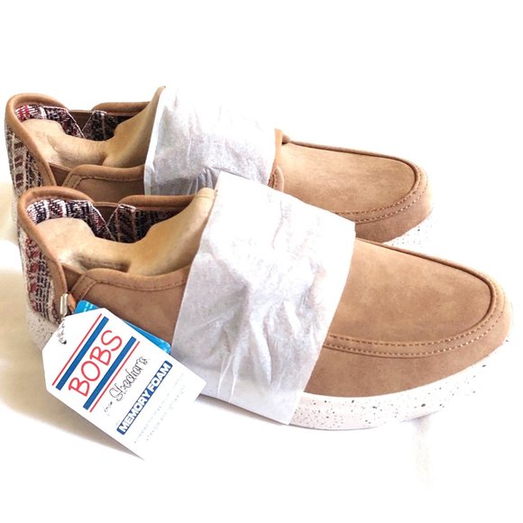 Skechers Brown Loafers with Speckled Sole - Picture 5 of 8